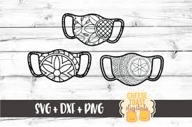 Download Zentangle Mask Bundle Of 4 Graphic By Cheesetoastdigitals Creative Fabrica PSD Mockup Templates
