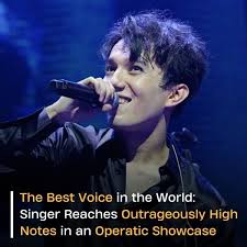 A singer named Dimash walks