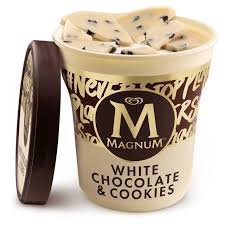 Magnum White Chocolate Cookies Ice Cream Uk Pnly White Chocolate Cookies Ice Cream Tubs Magnum Ice Cream