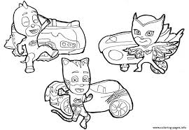Let create the cute coloring books for your little kids. Catboy Owlette And Gekko Pj Masks Cars Disney Coloring Pages Printable