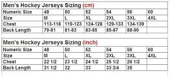 48 Logical Ccm Hockey Jersey Sizing Chart