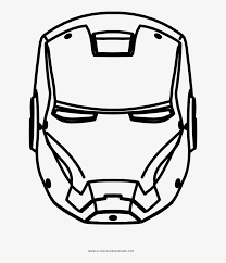 Coloring pages for iron man (superheroes) ➜ tons of free drawings to color. Iron Man Coloring Page Iron Man Drawing Of Face Transparent Png 1000x1000 Free Download On Nicepng