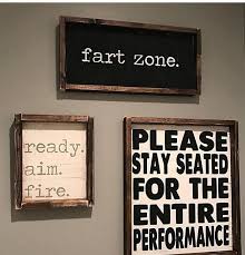Funny Bathroom Aigns Are My Favvvvveeeee The Kids Bathroom Is Just The Most Fun Place To Decorate Diy Bathroom Remodel Diy Bathroom Bathroom Signs