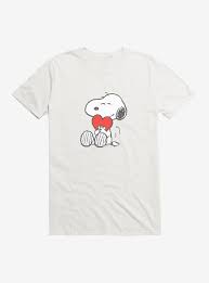 Coolteess Com Peanuts Snoopy Valentine Love T Shirt White Long Sleeve Sweatshirt Hoodie Valentine Love T Shirt Snoopy Valentine Shirts