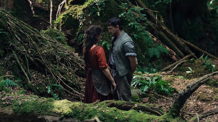 Cena de drama histórico em destaque no catálogo de serviço de streaming