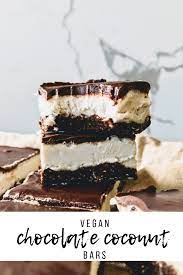 Coconut Chocolate Nut Bars Greens Eggs And Yams Recipe Coconut Chocolate Bars Vegan Chocolate Nanaimo Bar Recipe