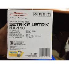 Maspion, sidoarjo, jawa timur, indonesia. Setrika Listrik Maspion Ha 110 Ha 110 Ha110 Shopee Indonesia