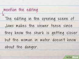 It is such a lively, interesting and literate discussion. How To Analyze A Scene In A Film With Pictures Wikihow