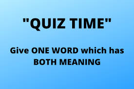Give these printable crossword puzzles a try and then come back to see how many answers you got correct. Give One Word Which Has Both Meaning Pencil Brand With Answers Forward Junction Puzzles
