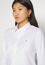 Chemise Blanche White Chemisier Gant GANT REG CLASSIC OXFORD Chemisier  Light Blue/bleu Clair