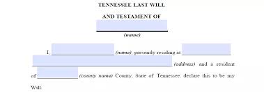 Sample codicil to last will and testament. Fillable Tennessee Last Will And Testament Form Free Formspal
