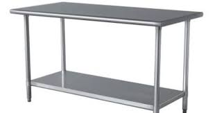 Home Depot 49 In Stainless Steel Kitchen Work Center Model Sswtable Internet 100670 Stainless Steel Work Table Stainless Steel Table Kitchen Work Tables