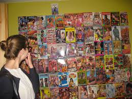 porn VHS wall | Molly Lambert | Flickr
