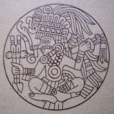 Aztec God Mayan Tattoos Aztec Drawing Mayan Art