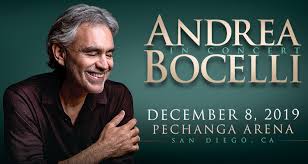 In the usa, the ceremony will be broadcast on espn, tudn radio, tudn. Andrea Bocelli Pechanga Arena San Diego