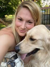 Billy the Goldie with his buddy Toby the Tabi