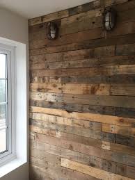 Pallet Wood Wall Cladding Clad Rustic Office Rusty Light Bulk Effect Pallet Industrial Design Decor Wood Interior Walls Wood Pallet Wall Wood Wall Covering