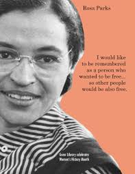 rosa parks womens history month women in history rosa parks