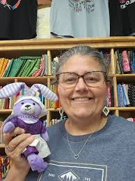 Discovered the shop hop bunny at Deep Springs Discount Fabrics