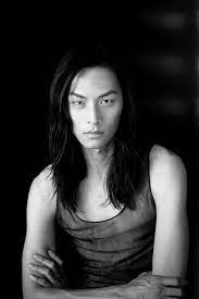 David Chiang Androgynous Face Long Hair Styles Men Long White Hair
