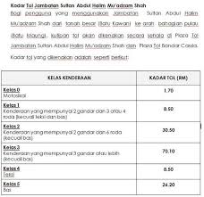 Kadar tambang tol jambatan pulau pinang dalam penyelenggaraan sehingga notis selanjutnya. Jambatan Sultan Abdul Halim Muadzam Shah Harga Tol Jambatan Sultan Abdul Halim Muadzam Shah Facebook