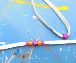 Make some pattern as you thread, playing with the colors, for e.g. Colorful Diy Stars Shoes With Beaded Laces Diy Adulation
