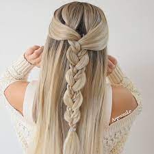 Easy Braid Hairstyle Braided Hairstyles Easy Hairstyles With Curled Hair Easy Curled Hairstyles