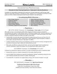 Show the employer why you are the right person for the housekeeper job opportunity. Housekeeping Resume Sample Monster Com