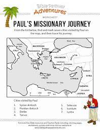 Missionary map project | paul's journey to rome. Paul S Missionary Journey Bible Pathway Adventures