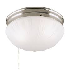 Flush mount light fixture with pull chain. Westinghouse 2 Light Brushed Nickel Flush Mount Interior With Pull Chain And Frosted Fluted Glass 6721000 The Home Depot