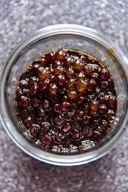 After putting my boba in the boiling water, i noticed they changed their shape similar to raisins. How To Make Boba Pearls Tapioca Pearls The Flavor Bender