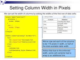 If you don't know how many columns you are going to have, the declaration. Css Table Styling Ppt Download