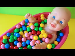 Baby doll bath time glitter slime learn colors and paw patrol pups play doh dots surprise eggs toysbaby doll bath time glitter slime learn colors and paw patrol pups play doh dots surprise eggs toys. Baby Doll Gum Balls Bath Surprise Toys Bathtime Surprise Eggs Toy Video Youtube