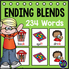 Ending Blends Activities Pocket Charts