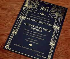 Great Gatsby Party 1920s Party Http Pureromance Com Heathermclaughlin Art Deco Wedding Invitations Deco Wedding Invitations Gatsby Wedding Invitations