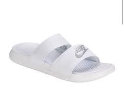 Black And White Nike Sandals Nike Benassi Duo Double Strap Ultra Slide Womens 6 12 Nike Slides Beach Nike Benassi Latest Trending N Nike Benassi Duo Nike Benassi White Nike Shoes