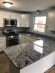 Silver Cloud Granite Granite Countertops Kitchen Kitchen Remodel Small Kitchen Design
