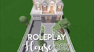 28k Roleplay House Bloxburg Speedbuild Youtube Roleplay House Decorating Ideas Apartments Tiny House Layout