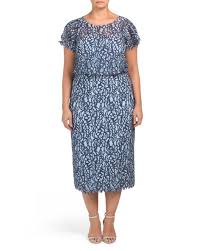 Plus Contrast Embroidered Midi Dress In 2020 Midi Dress Plus Size Plus Size Dresses Dresses