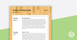 A digital learning space for your pupils and a toolkit for you, so that you can search, plan, allocate and assess all in one place. Active Learning Guide For Grades 4 5 Week 3 Teaching Resource Teach Starter