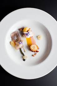 Octopus Salad With Rhubarb Vanilla Sheet Crushed Watermelon Ceviche Licorice Fingerling Potato Chip Green Alm Food Plating Food Photography Inspiration Food
