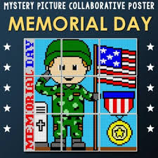 Click on a tab below to view a list of resources for memorial day and veteran's day as well as general patriotic resources. Color Code Memorial Day Bulletin Board Door Display Poster Hidden Picture