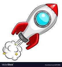Rocket cartoon png images free to download. Flying White Rocket Isolated On White Background Download A Free Preview Or High Quality Adobe Illustrator Ai Space Party Space Birthday Party Easy Canvas Art