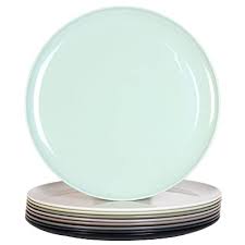 Single plastic should never use single plastic in any microwave like cheese, yogurt, cottage are these plates microwave safe when it comes to fire? Buy Youngever 10 Inch Plastic Plates Large Plates Dinner Plates Microwave Safe Dishwasher Safe Set Of 9 9 Urban Colors Online In Turkey B08ydfk17l