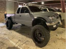Toyota knows what compact truck buyers want, and its tacoma pickup delivers the goods. 2003 Toyota Tacoma Wheel Offset Hella Stance 5 Suspension Lift 6 1307552 Arkon Off Road