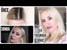 Evde Sac Boyama Evde Sac Acma Kullu Sari Gri Sac Youtube Sac Kullu Sari Sac Sarisin Sac