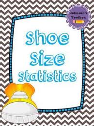 Shoe Size Statistics Mean Median Mode Range Bar Graph Bar Graphs Algebra Lesson Plans Teaching Elementary