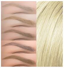 Eyebrow bleaching is taking the color completely out of the eyebrows, whereas eyebrow lightening lifts the color a few shades lighter than your original brow color, says makeup artist samantha lau. Choosing The Right Brow Color To Complement Your Hair Color Frends Beauty Blog