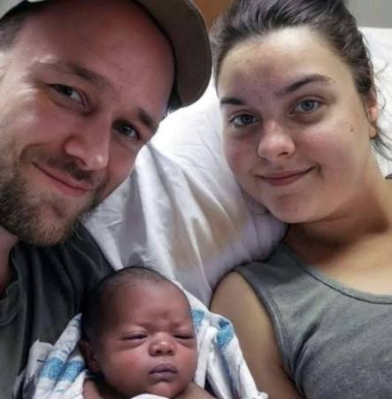 A family is going viral for the birth of their beautiful baby boy, who  happens to be Black. But the mom and dad are both white, and people online  think something strange