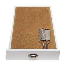 In the market, you will find shelf liners with various prints and designs that will enhance the look of your kitchen. Cork Drawer Liner Williams Sonoma